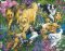 Puzzle MAXI - Psi v poli s květinami/32 dílků - 
