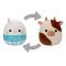 Squishmallows 2v1 Kráva Ronnie a mléko Melly - 
